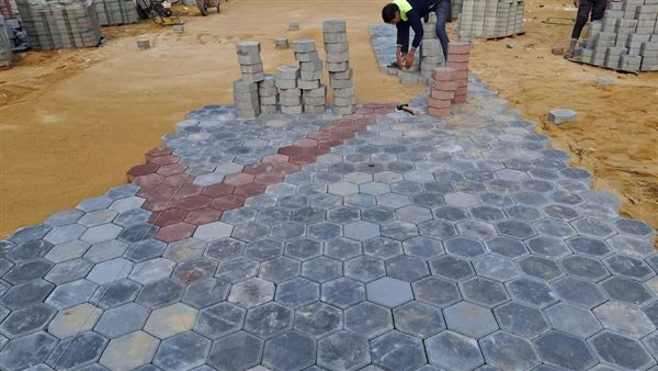  تركيب بلاط الإنترلوك