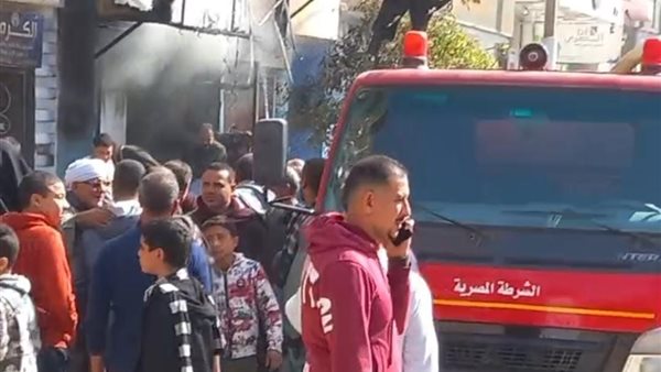 جانب من الحريق 