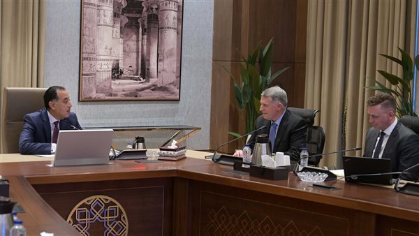 مدبولي خلال اللقاء