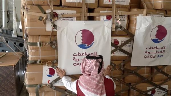 المساعدات القطرية