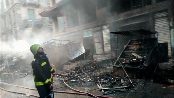 حريق منطقة التوفيقية