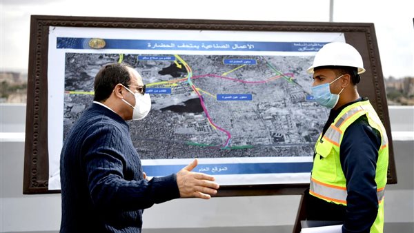 جانب من جولة الرئيس