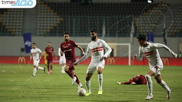 جانب من مباراة الزمالك