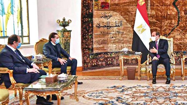 الرئيس السيسي يستقبل