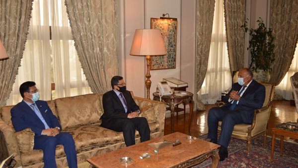 سامح شكرى ونظيرة