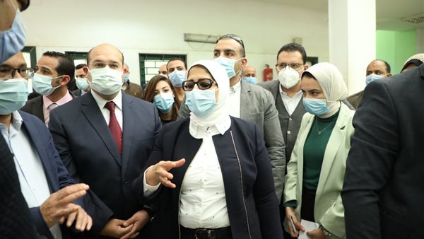 هالة زايد وزيرة الصحة