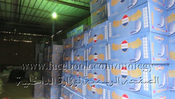 جانب من المضبوطات