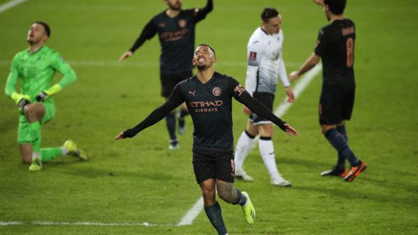 جانب من المباراة