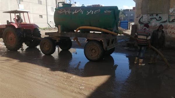 رفع مياه الامطار