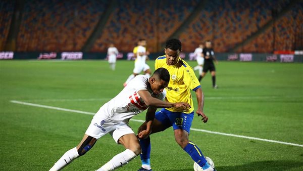 جانب من مباراة الزمالك