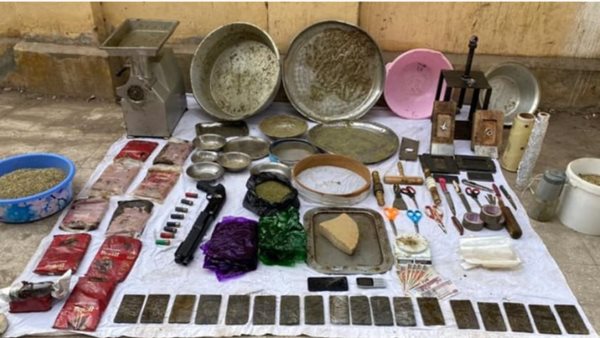 جانب من المضبوطات