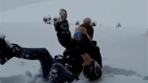 اليسا وسط الثلوج