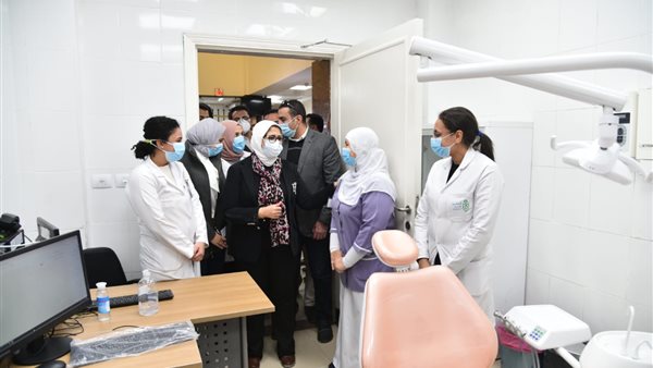 وزيرة الصحة بالاقصر