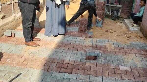  تركيب بلاط الإنترلوك