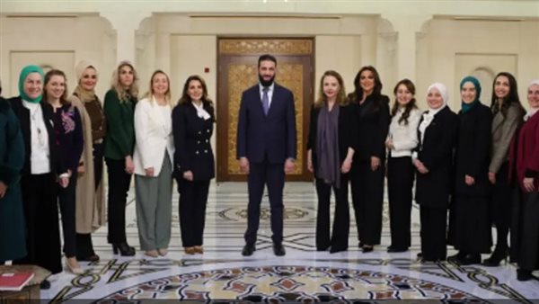 احمد الشرع مع وفد