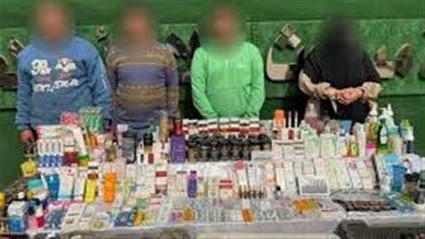 المتهمين والمضبوطات