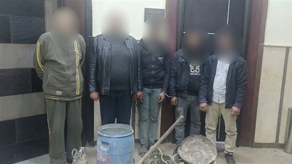 ضبط 5 أشخاص في القاهرة