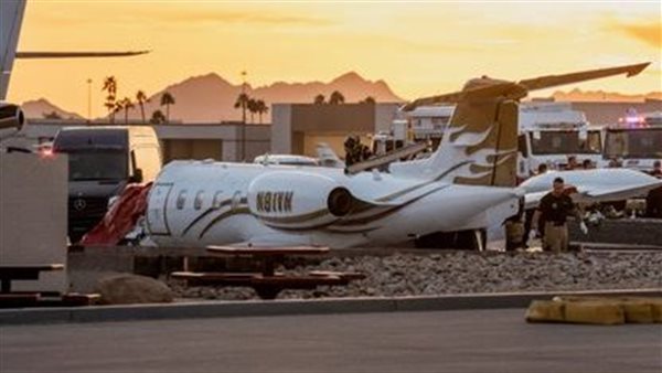 حادث تصادم طائرتين