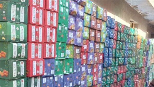 جانب من المضبوطات