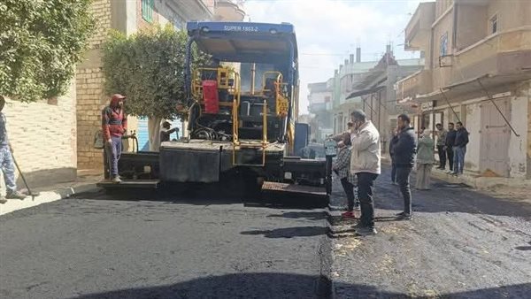 رصف الطرق بشوارع