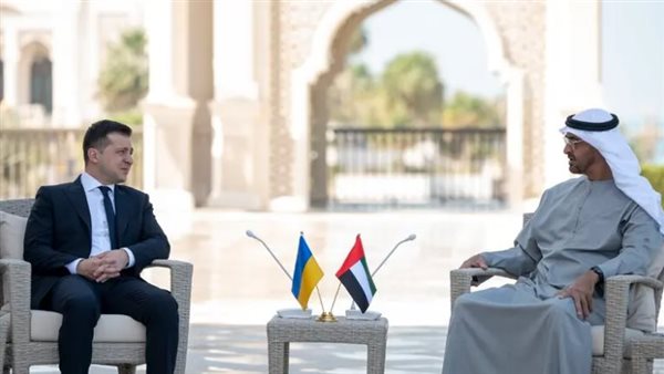 محمد بن زايد وزيلينسكي