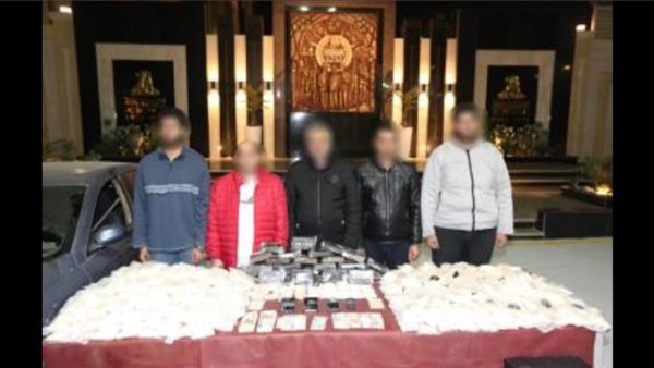 المتهمين بمظبوطات