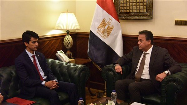 وزير الصحة خلال اللقاء