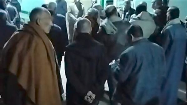 الأهالى يشيعون الجثمان