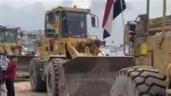 الجرافات المصرية