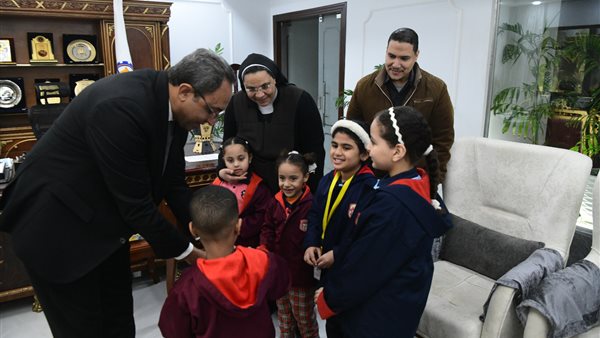 جانب من زيارة أطفال