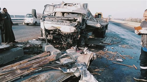 حادث التصادم بالمنوفية