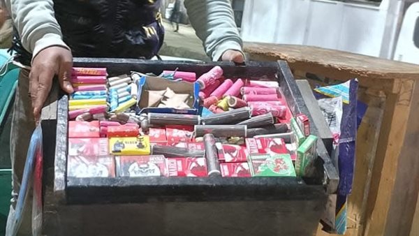 مصادرة الألعاب النارية