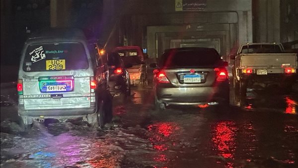 شلل مرورى بمحور صفط