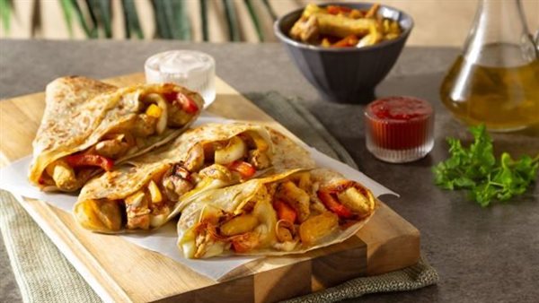 طريقة عمل كريب الدجاج