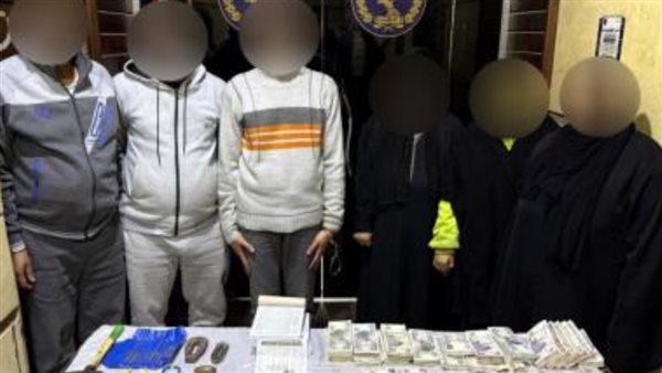 المتهمين بمظبوطات