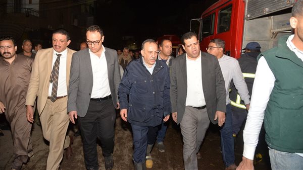 حريق هائل بمحل ملابس