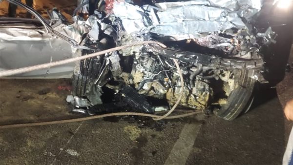 حادث تصادم مروع بين