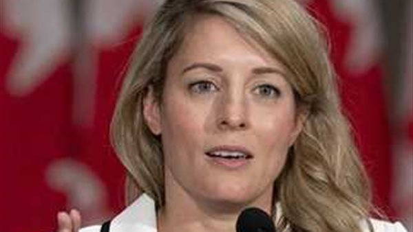  وزيرة الخارجية الكندية