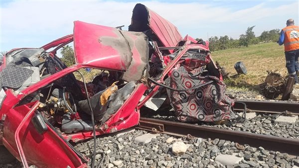 حادث تصادم قطار مع