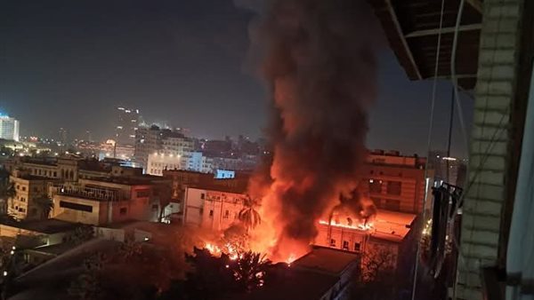 حريق معامل وزارة