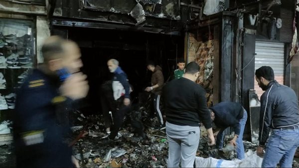 حريق ضخم في منطقة