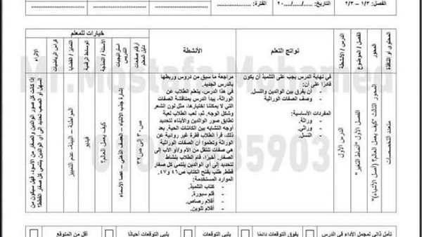 تحضير اكتشف الصف