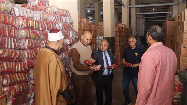 تجهيز الكراتين الرمضانية