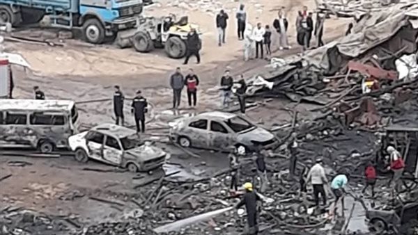 صورة من الحريق