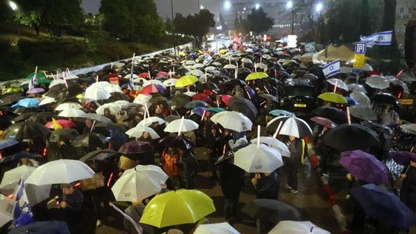 المظاهرات في اسرائيل