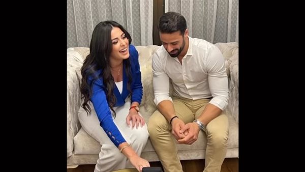 ميرنا نور الدين وزوجها