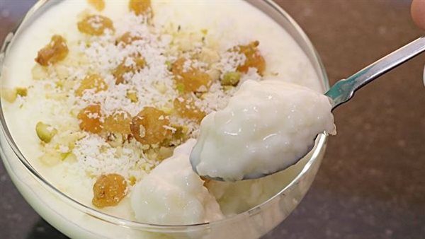 الأرز باللبن الكريمي