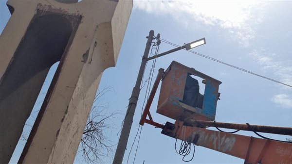  صيانة أعمدة الإنارة