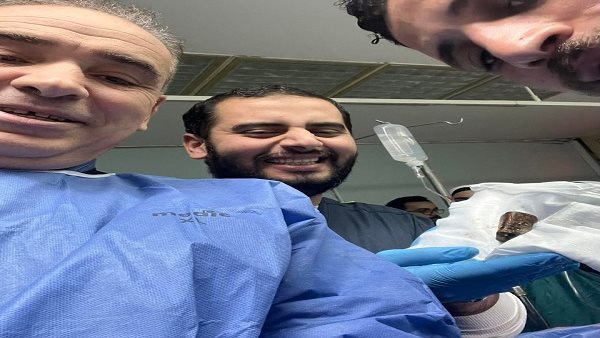 أثناء إجراء العملية