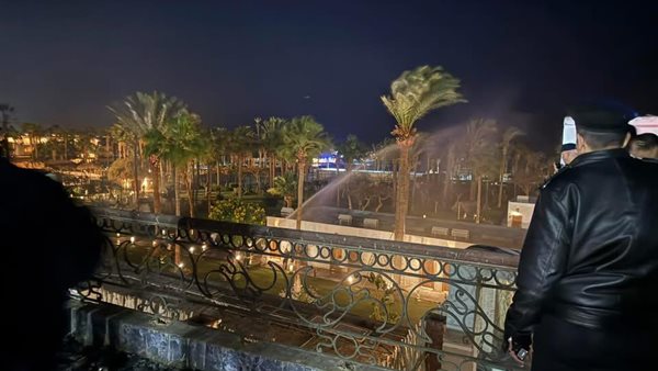  حريق في إحدى القرى